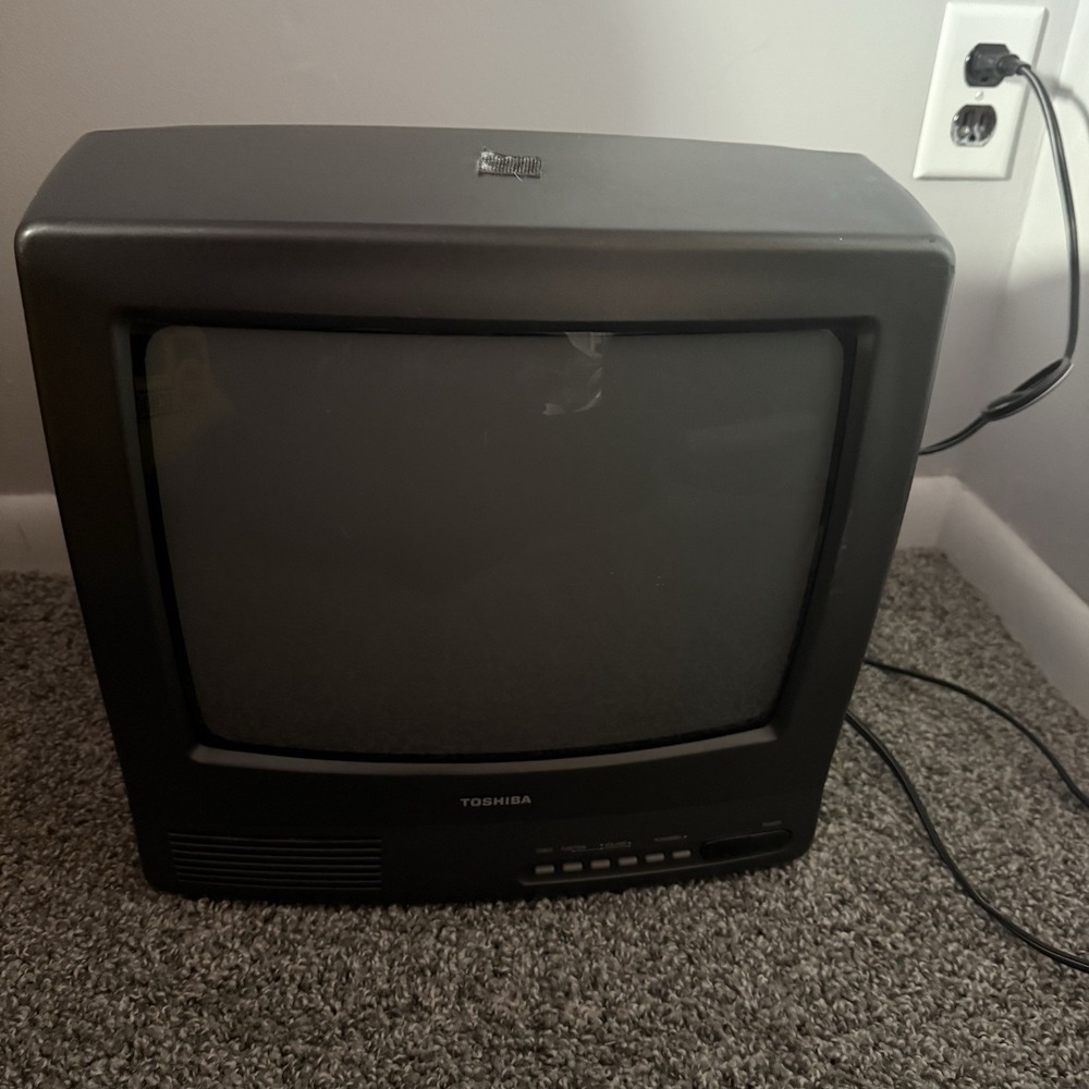 Vintage Toshiba CF13C20 Retro Gaming CRT TV 1993 13" Working